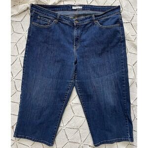 Levi's 512 Perfectly Shaping Cropped Jeans Womens 24W Stretch Blue Comfortable